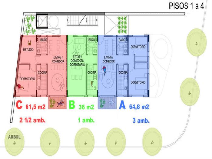 Departamento en Venta en Parque Patricios, Capital Federal - 1