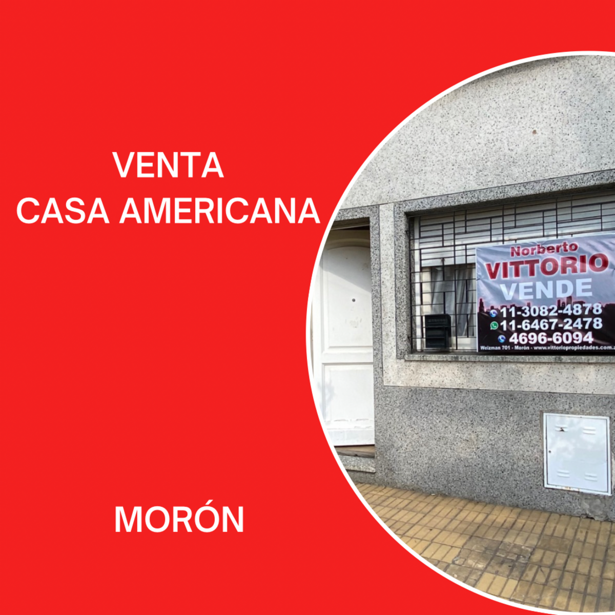 VENTA CASA AMERICANA MORON SUR