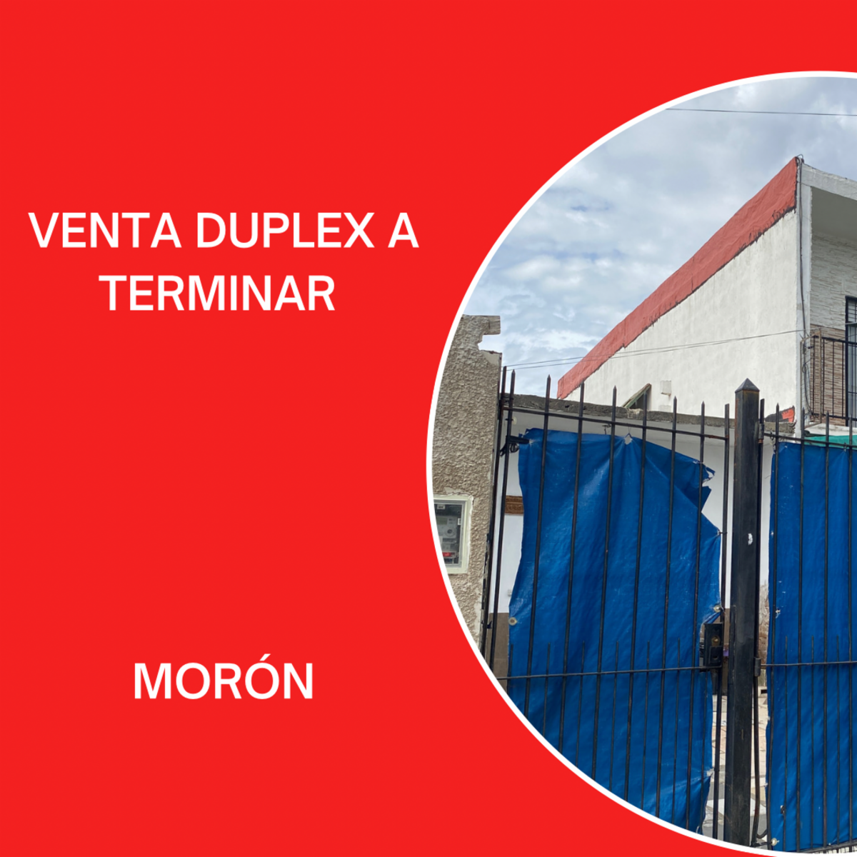 VENTA DUPLEX A TERMINAR