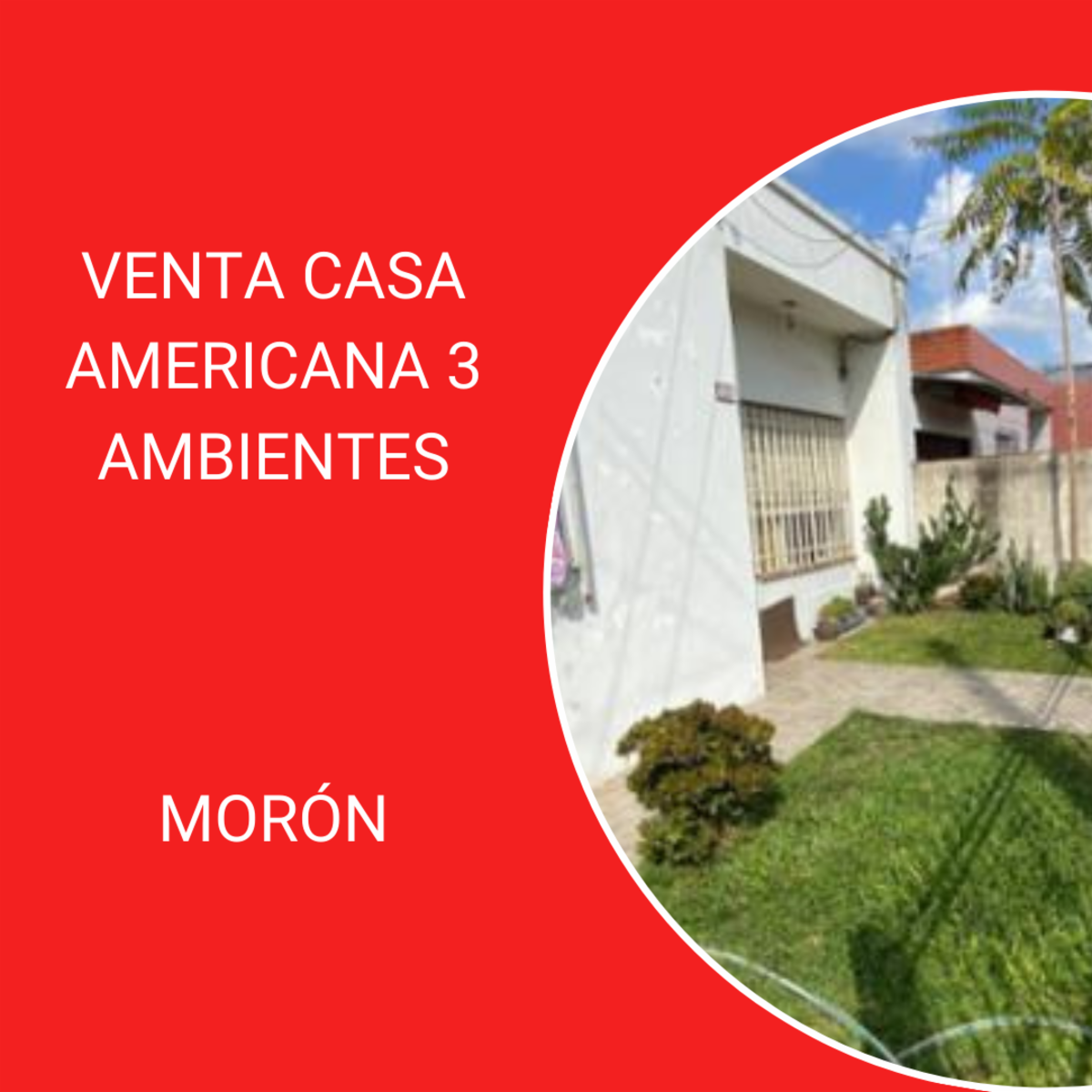VENTA CASA AMERICANA AL FRENTE EN MORÓN