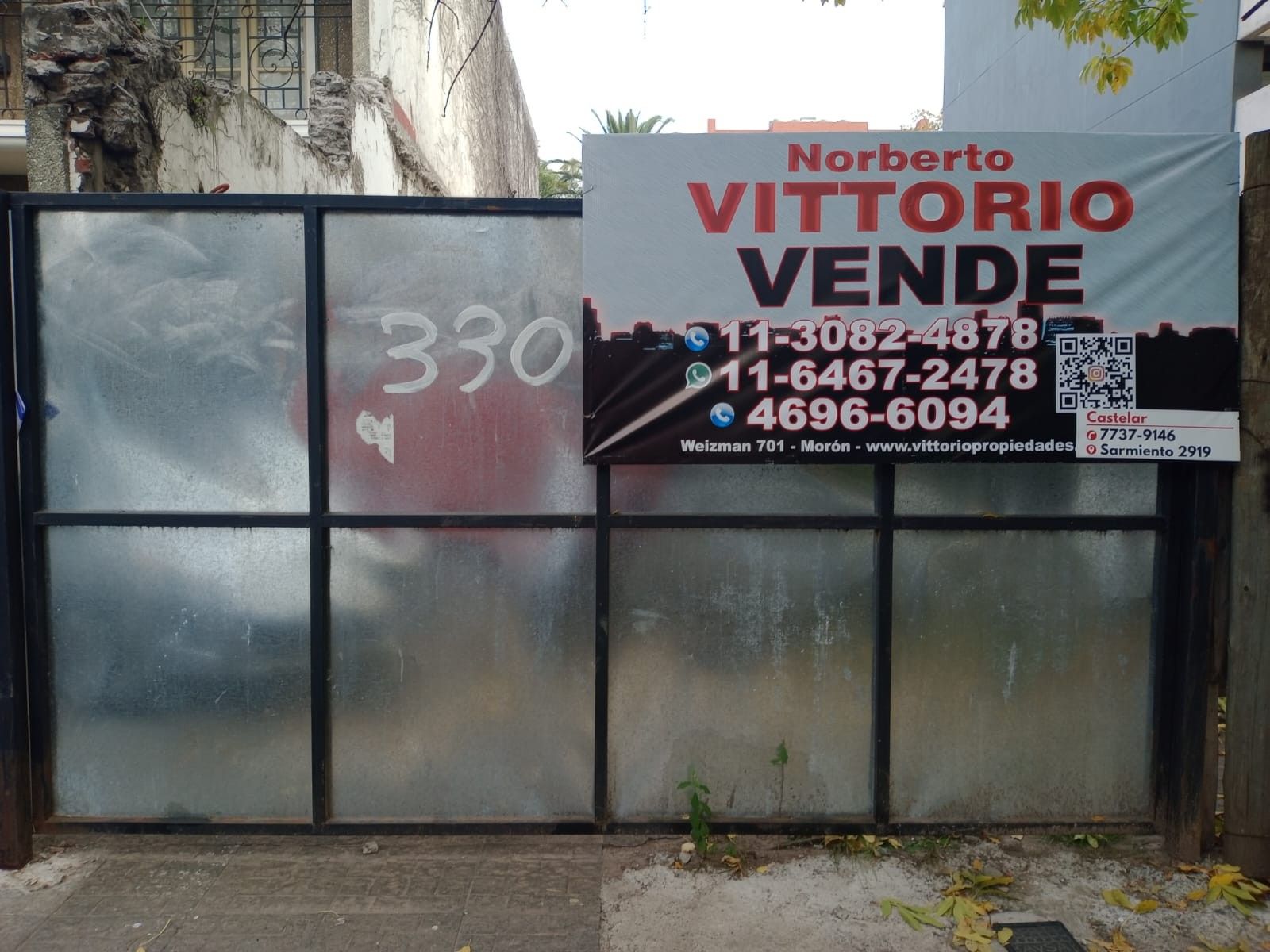 VENTA - LOTE 345 M² MORON CENTRO