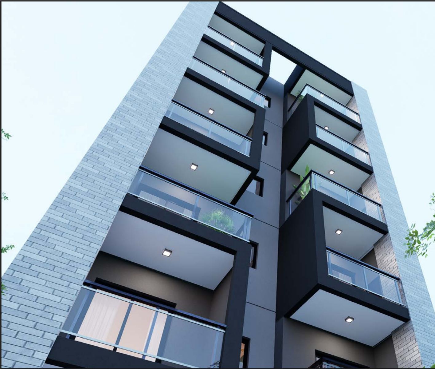 MONOAMBIENTE DEL 1° AL 5° PISO - FRENTE Y CONTRA FRENTE CON BALCON YPARRILLA - SANTOS LUGARES