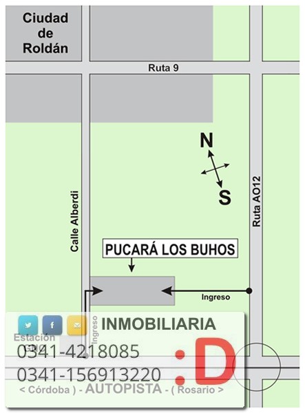 VENTA TERRENOS . BARRIO CERRADO. Autopista Rosario-Cordoba y RUTA AO12 DESDE 1200 M2. ESCRITURACION INMEDIATA. EXCELENTE UBICACION. u$S 35 x m2. Doble .acceso,Energia electrica y Gas Natural. — foto 3