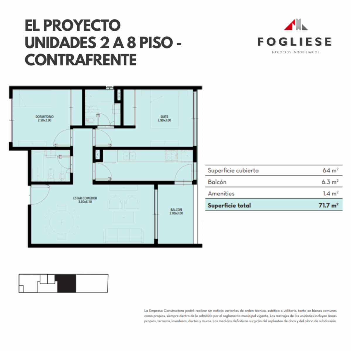 Departamentos 3 Ambientes Emprendimiento en Villa del Parque — foto 10