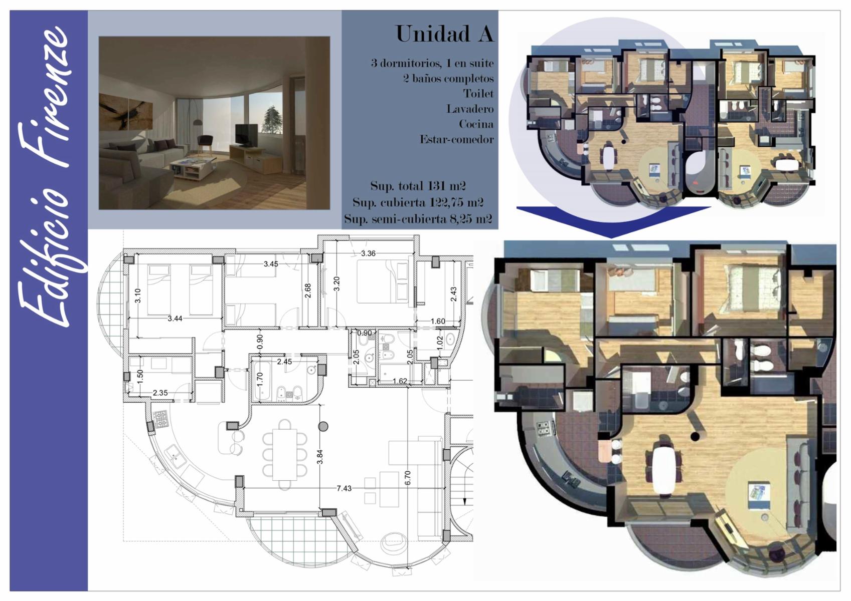 Semipiso PREMIUM a estrenar a la venta de 3 dormitorios y 3baños, con cochera cubierta, en 19 de Mayo y Zelarrayan. — foto 4