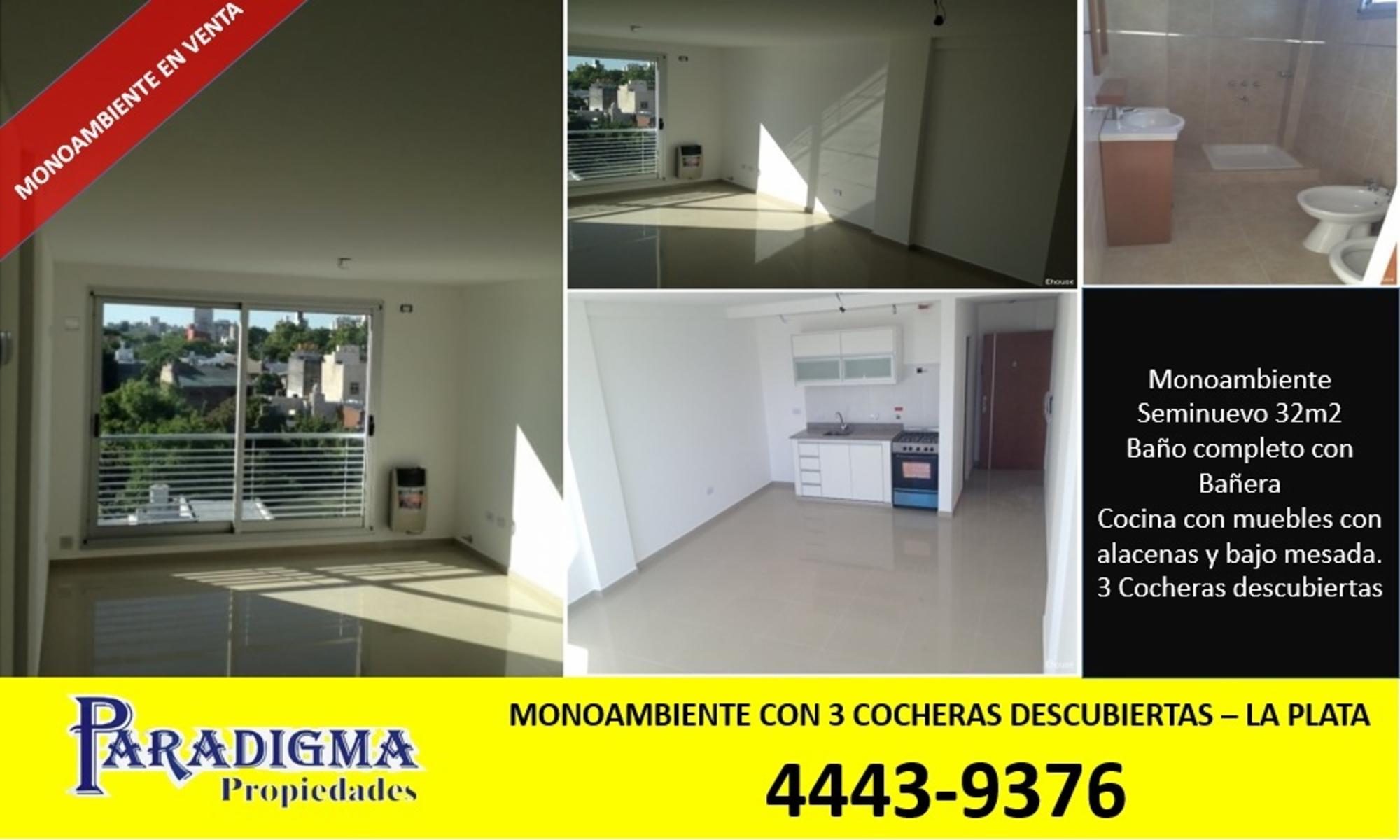 Monoambiente Seminuevo en LA PLATA