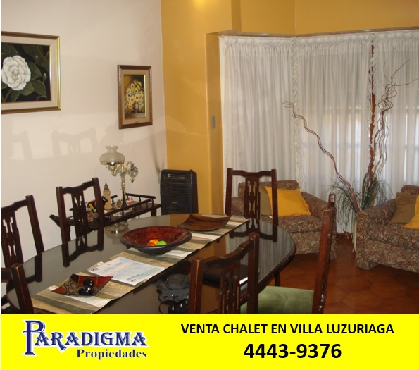 CHALET 4 AMB - VILLA LUZURIAGA