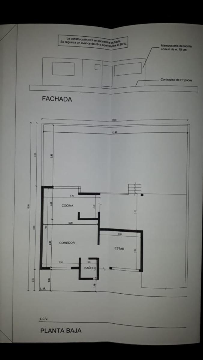 Nºref: 1164 - Oportunidad Construcción hasta altura del techo en Santa María de Punilla. — foto 5