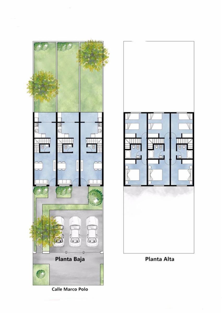 TRES UNIDADES FUNCIONALES TIPO DUPLEX CON PATIO, COCHERA Y PARQUIZADO A ESTRENAR — foto 5