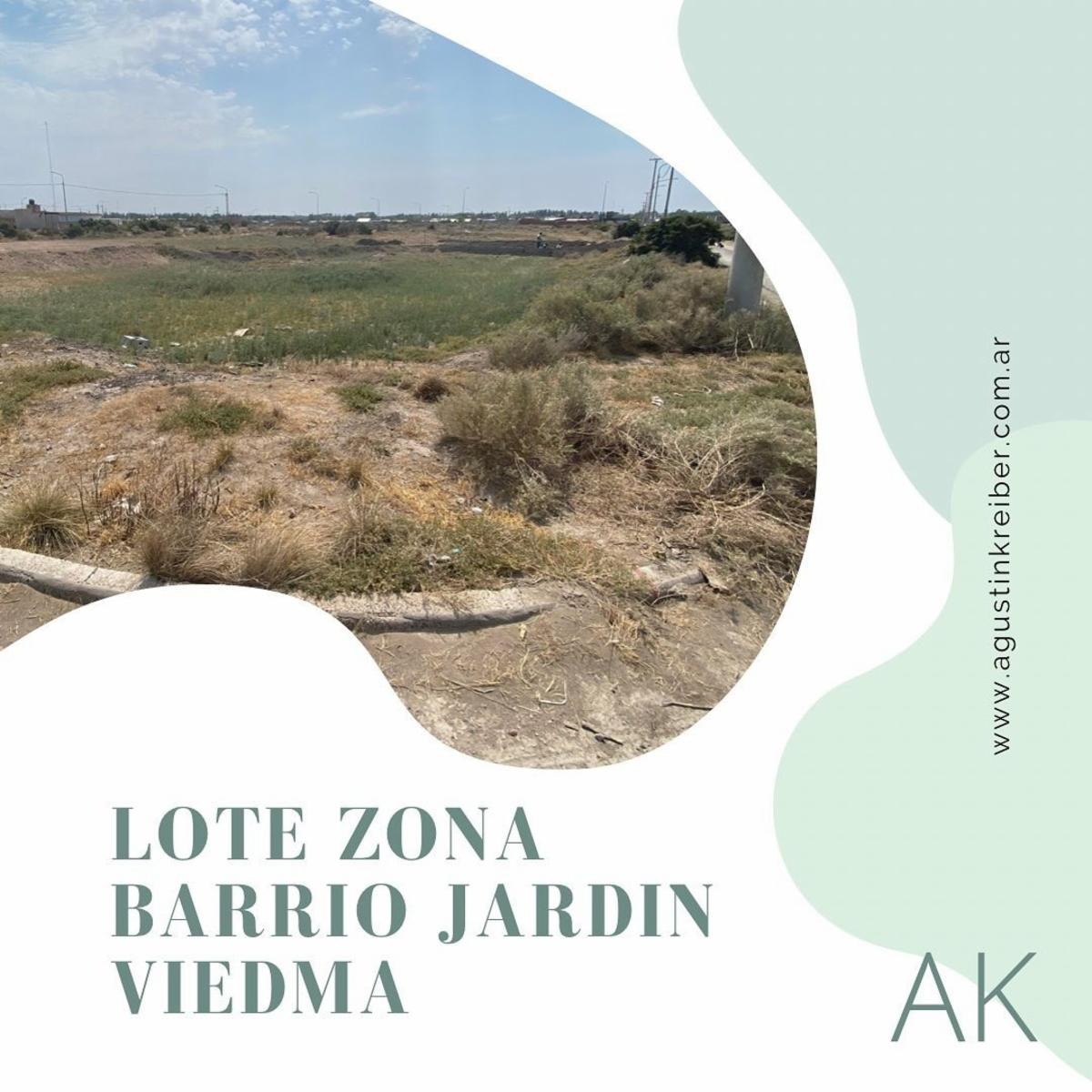 SE VENDE LOTE EN ESQUINA ZONA Bº JARDÍN 2 VIEDMA