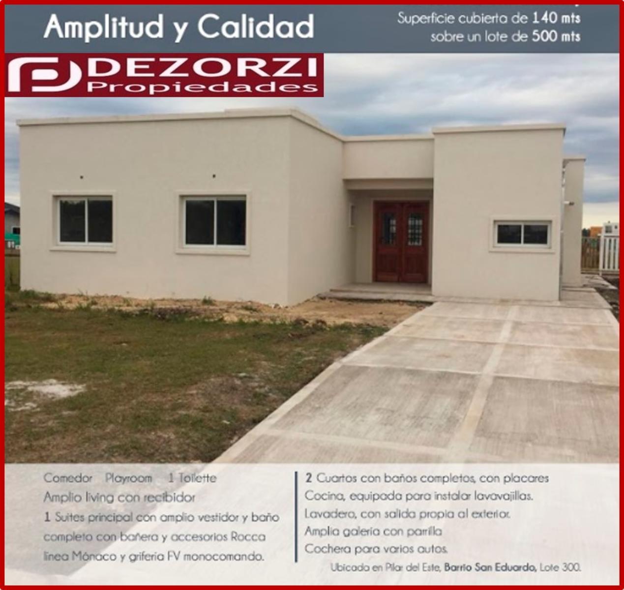 CASA EN BARRIO PRIVADO SAN EDUARDO PILAR DEL ESTE — foto 9
