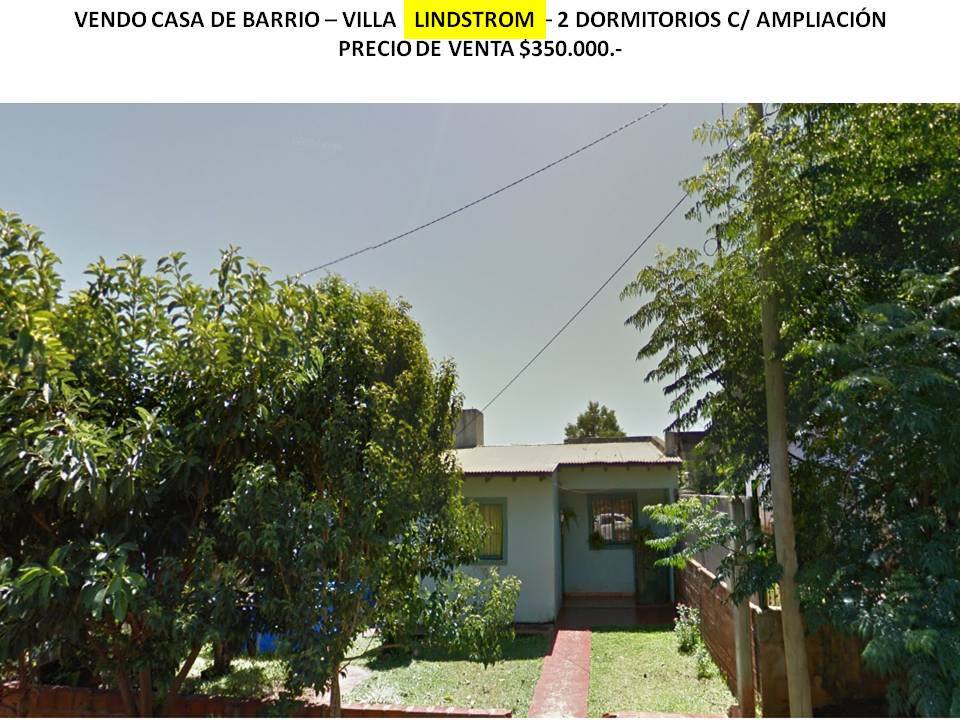 **VENDO CASA DE BARRIO EN OBERA-MNES**