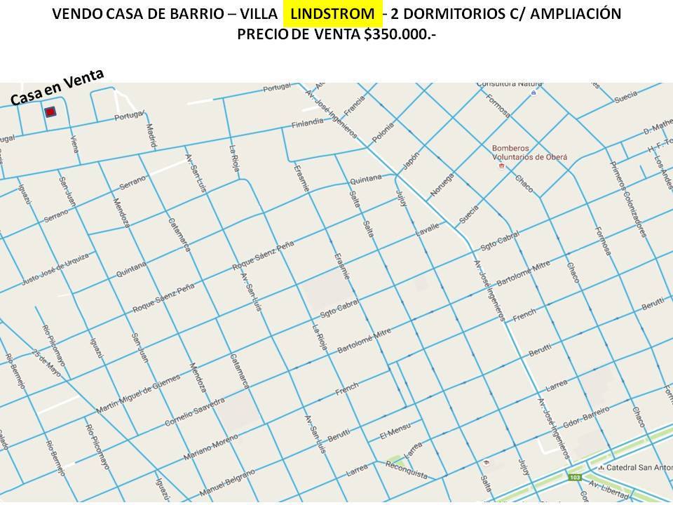 **VENDO CASA DE BARRIO EN OBERA-MNES** - 2
