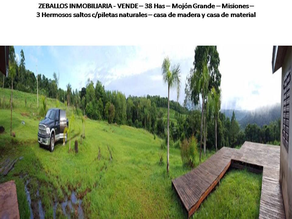 ZEBALLOS INMOBILIARIA VENDE!!! 38 Has Mojón Grande - Misiones. - 3