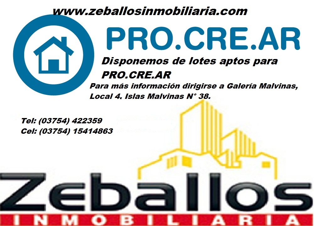 Imperdibles lotes aptos para PROCREAR - 1