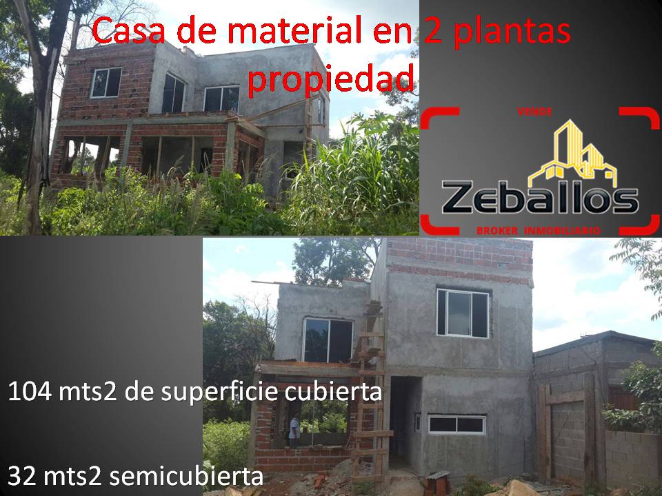 OPORTUNIDAD DE INVERSIÓN VENDO CASA 2 PLANTAS 80 % TERMINADO - 2