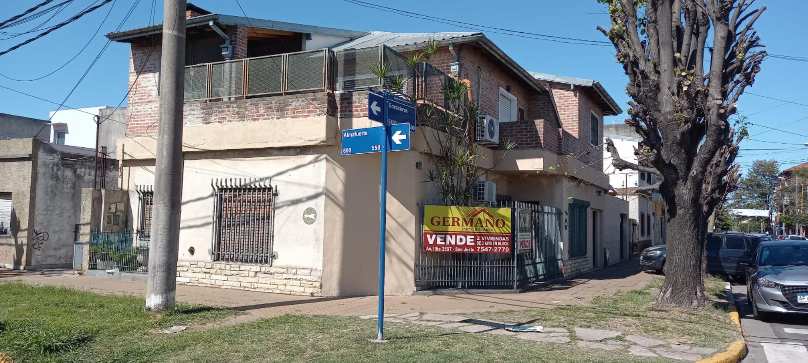 Casa para dos familias pb 4 ambientes y PA 3 ambientes