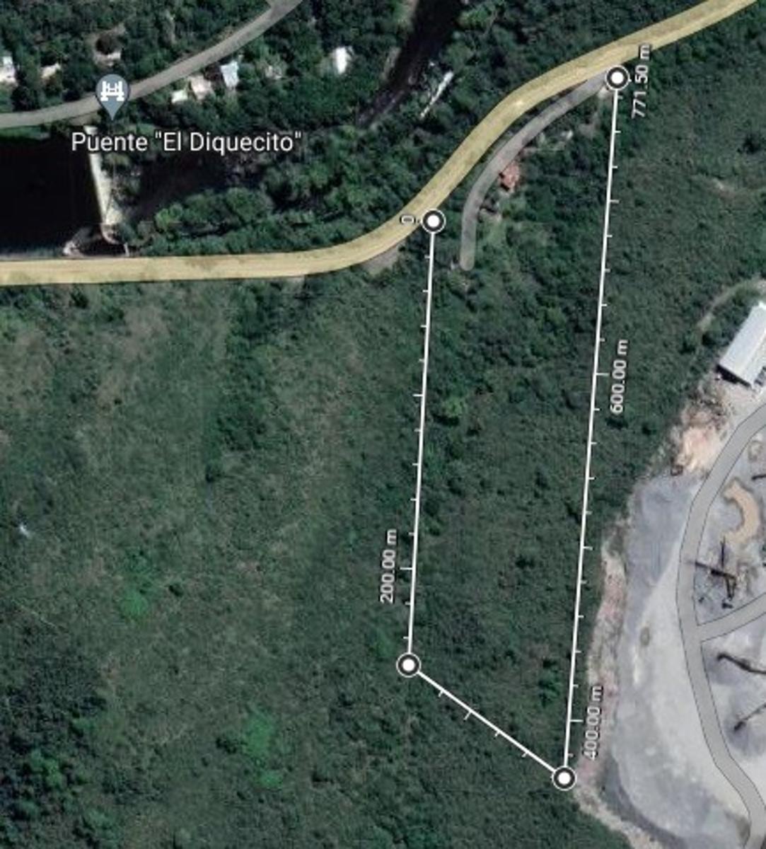 Campo de 2 hectareas con 8524 m2, sobre la ruta frente al balneario El Diquecito.... CON TODOS LOS SERVICIOS, PLANO DE MENSURA Y ESCRITURA. - 1