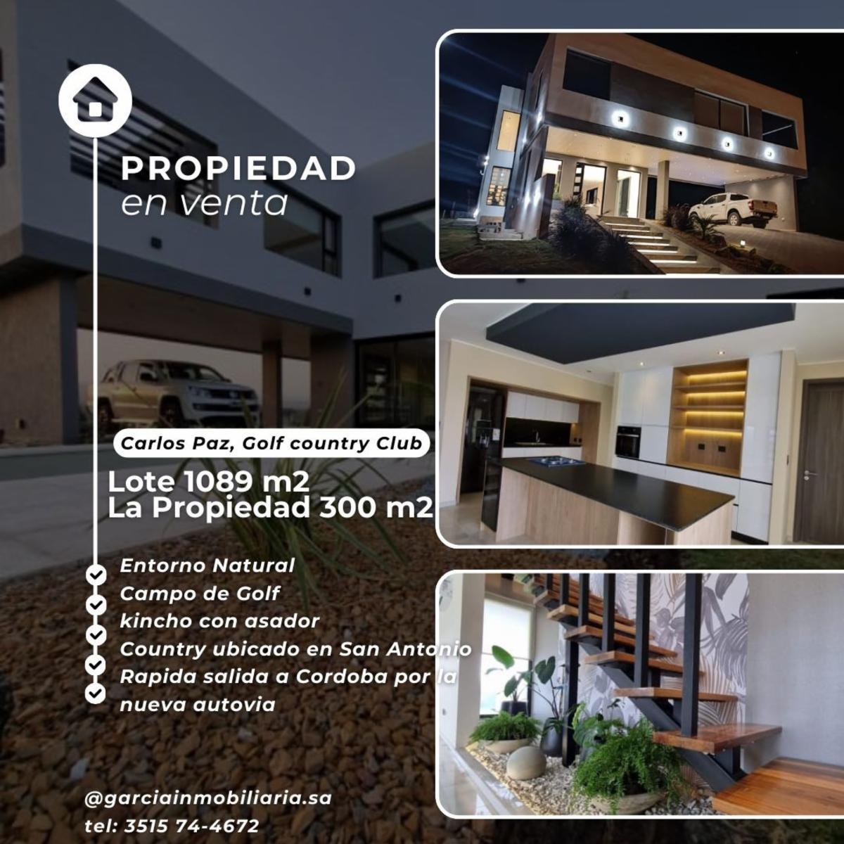 Chalet de categoria, edificaddo con matriales de primera calidad, NUEVA A ESTRENAR, A 15 minutos de carlos paz y en ruta rapida para Cordoba capital,
