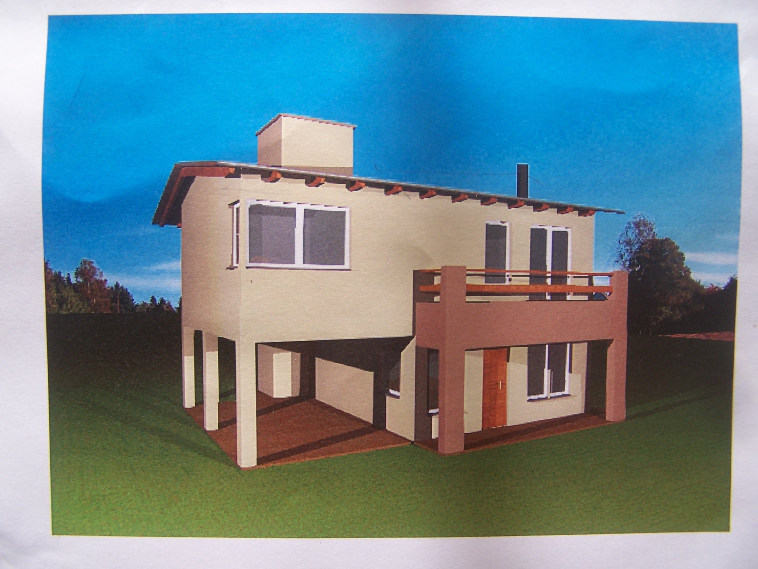 Chalet a TERMINAR, edificado en 2 plantas, con 2 dormitorios, 2 baños, cocina-comedor, cochera-galeria con asador, PILETA, terraza y muy linda Vista. — foto 12