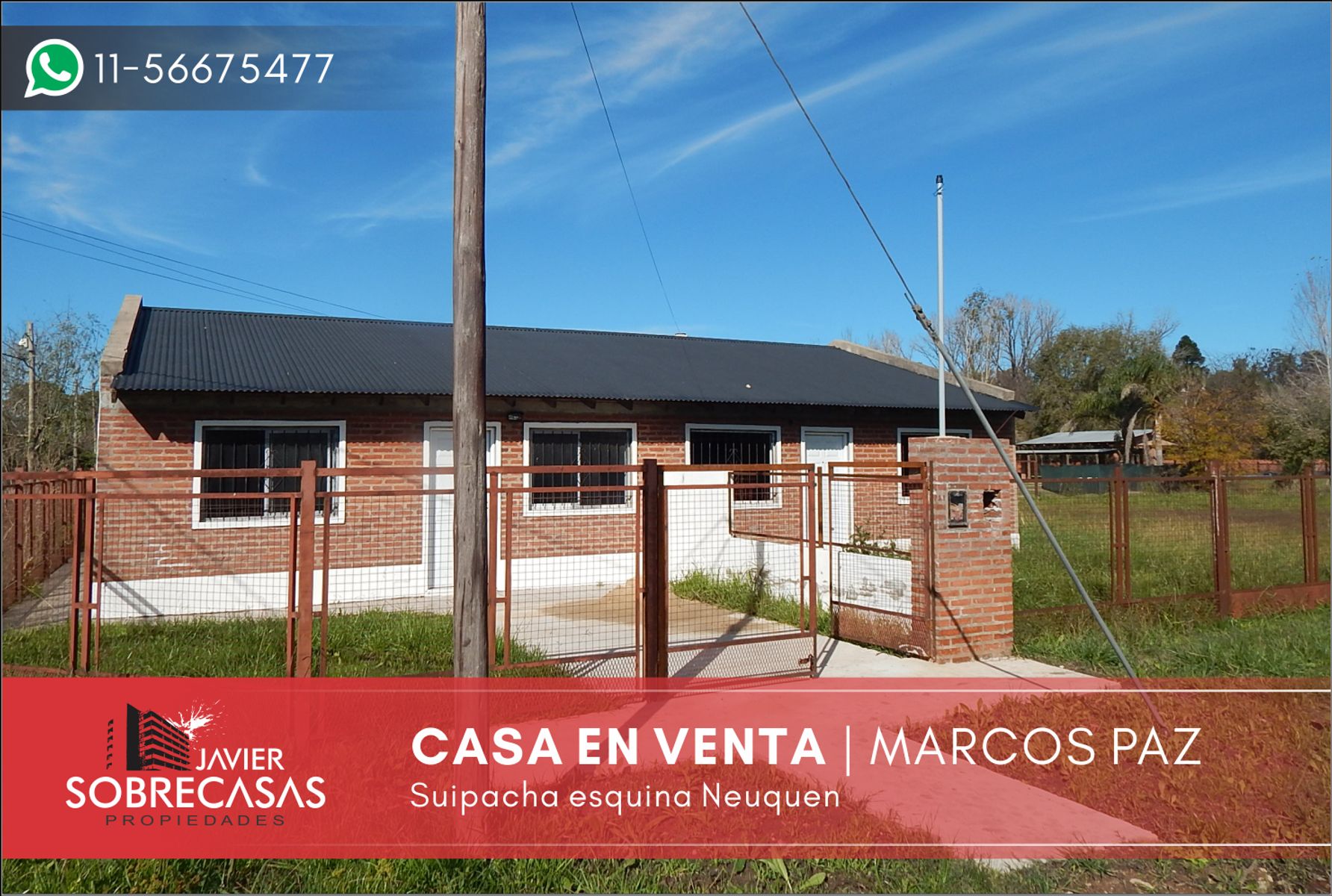 CASAS EN VENTA nuevas a estrenar - Marcos paz - Pcia Bs As