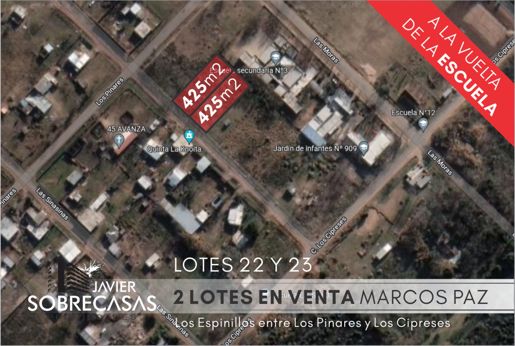 LOTES EN VENTA - Marcos Paz - Pcia. de Bs.As.