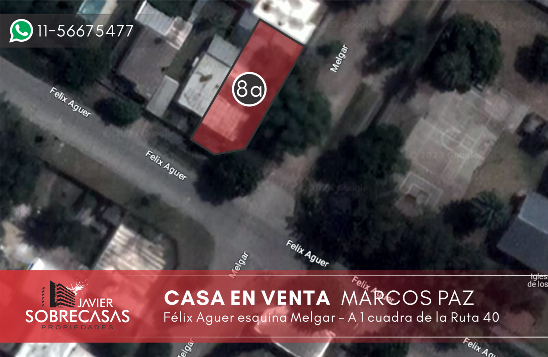 LOTE C/CASA EN VENTA - Marcos Paz - Pcia. Bs.As. — foto 3