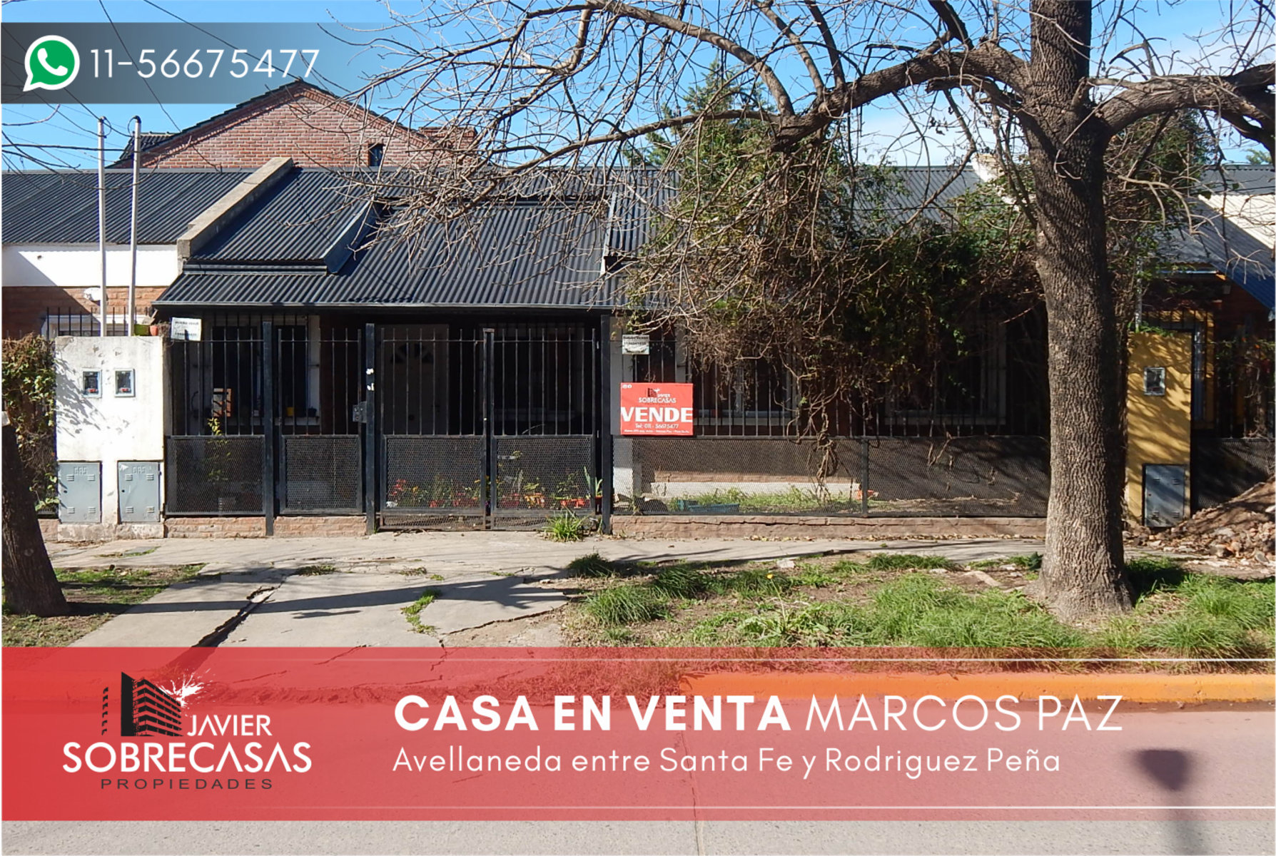 CASA EN VENTA - Marcos Paz - Pcia. Bs.As
