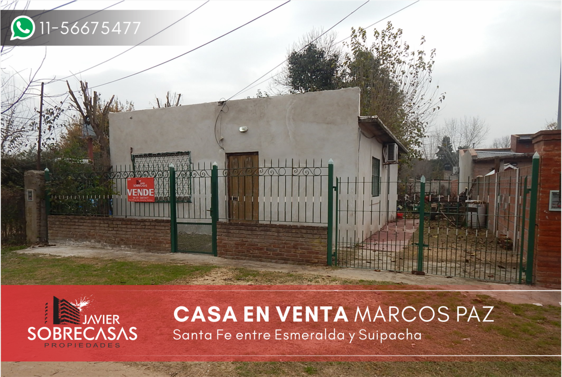 CASA EN VENTA - Marcos Paz - Pcia.de Bs.As.