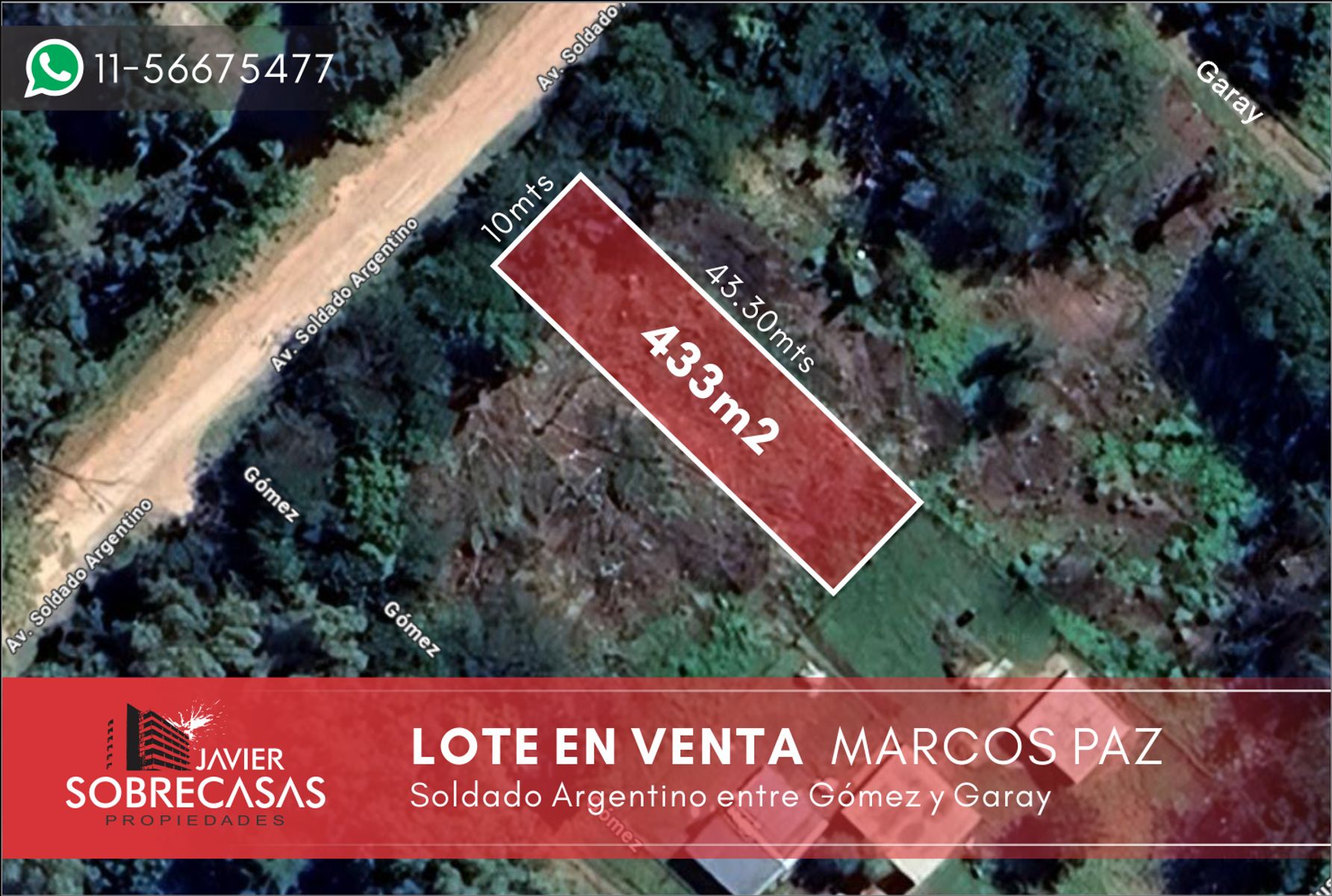 LOTES EN VENTA - Marcos Paz - Pcia. de Buenos Aires