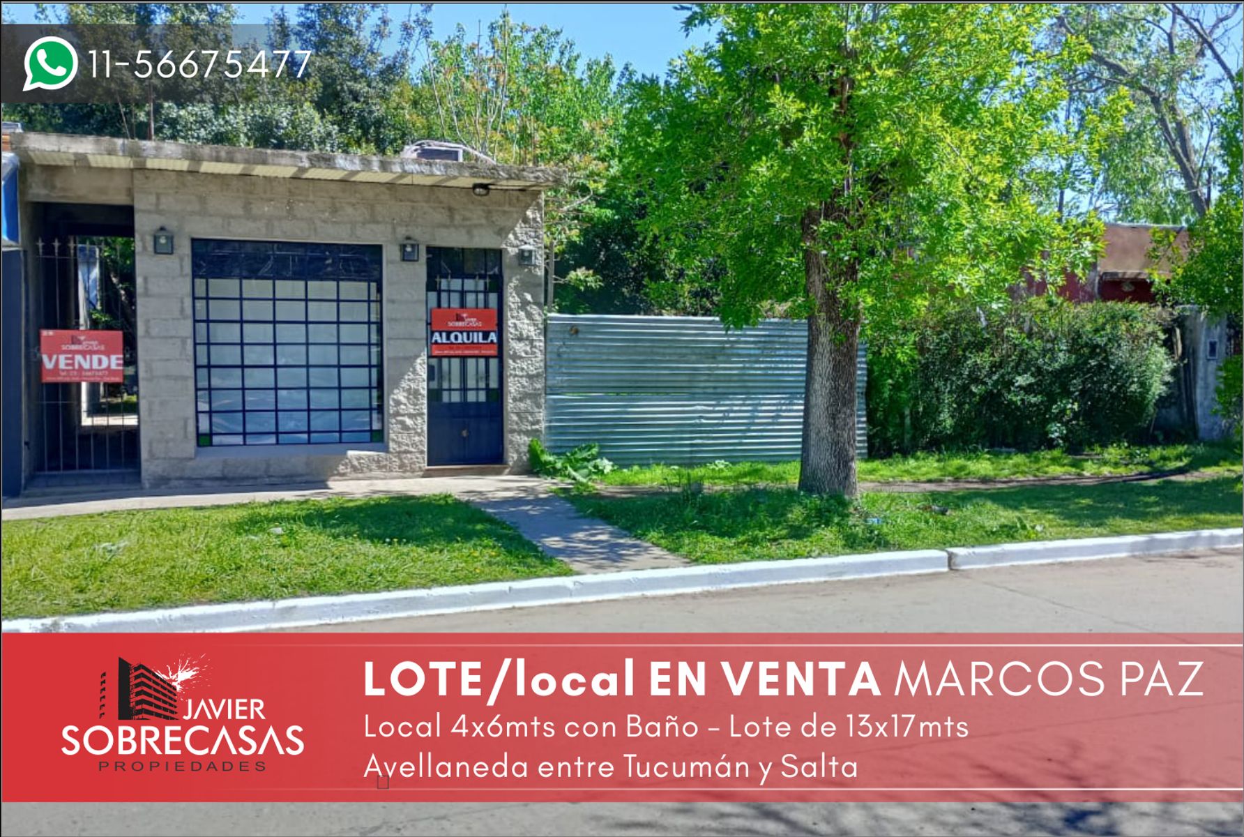 LOTE C/LOCAL EN VENTA - Marcos Paz — foto 11