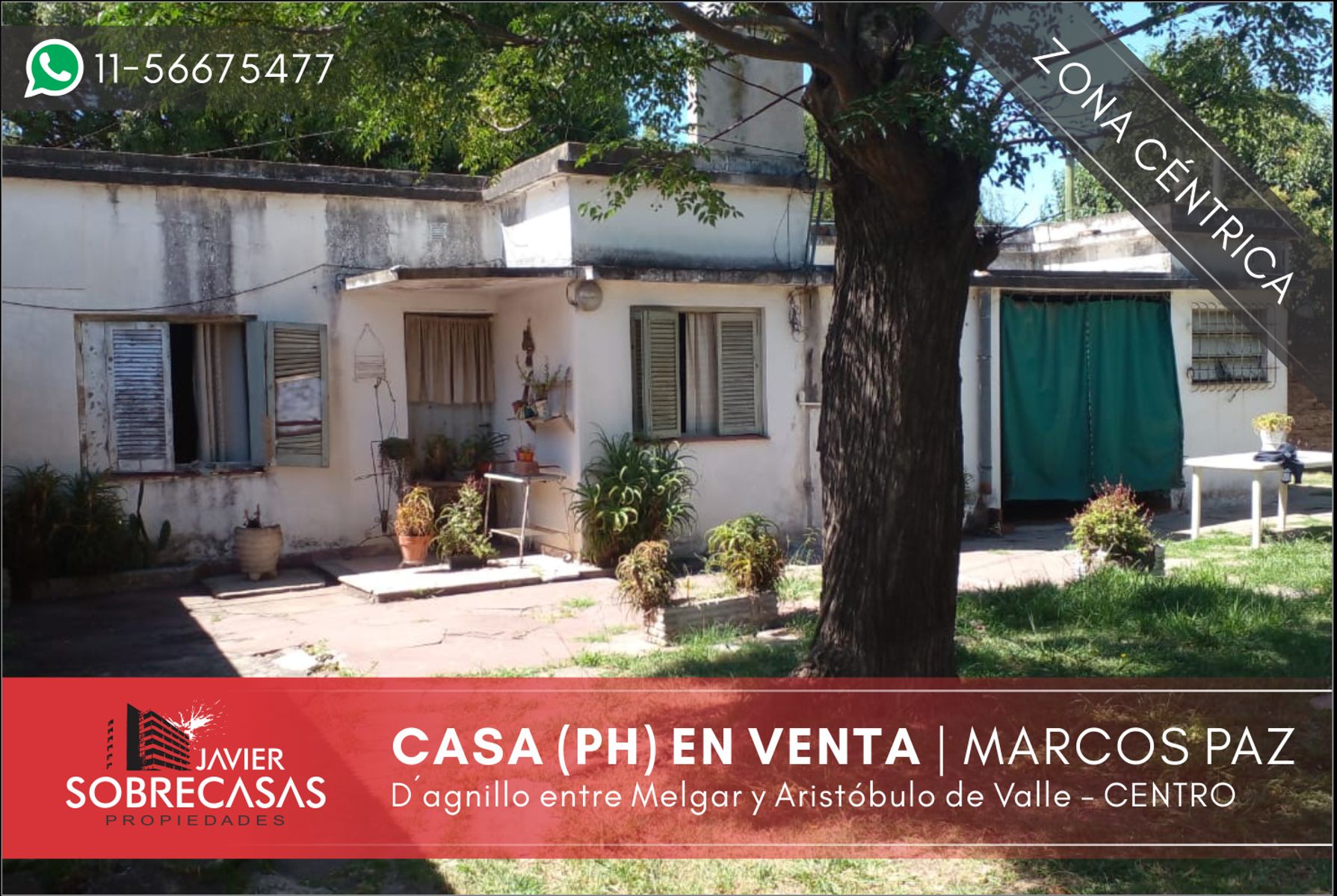 CASA TIPO PH CON LOTE EN VENTA - Marcos paz - Pcia. Buenos Aires - 1
