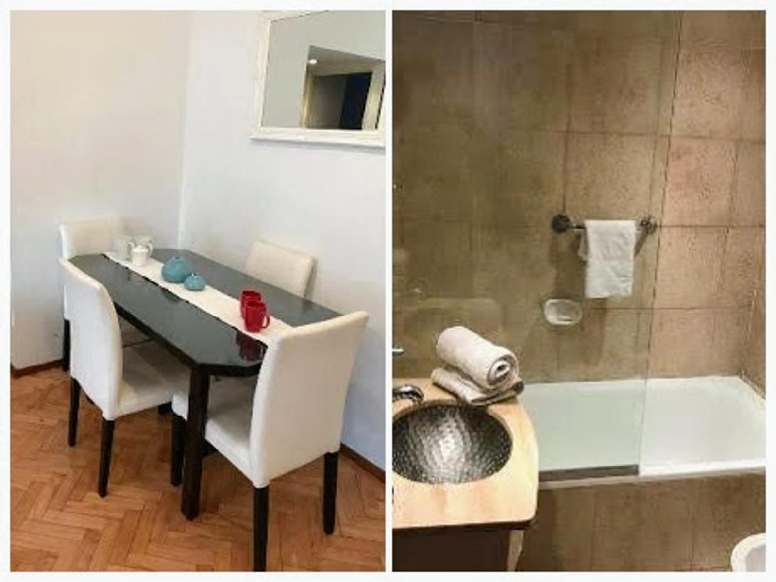 alquilo por DIA SEMANA MES en palermo a pasos de la rural HASTA5personas WIFI ,NETFLIX Gratis ,cochera pisicina gimnasiosaunalavarropas y secarropas wifi gratis — foto 7