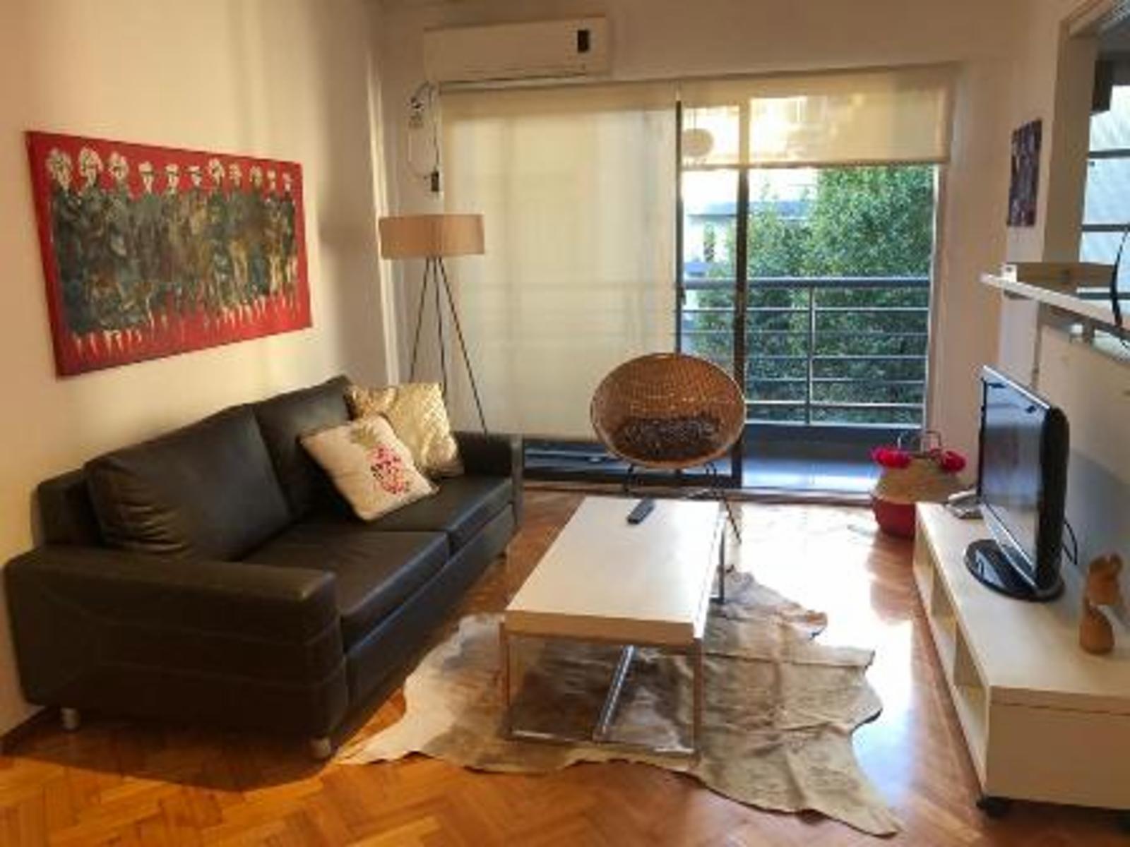alquilo por 1DIA 1 NOCHE Y MAS DIAS en palermo pegado A LA RURAL 2/4 personas con cochera, wifi y netflix gratis