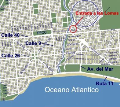 MIRAMAR: BARRIO RESIDENCIAL " LAS LOMAS" :LOTES DESDE 400M2 C/ESCRITURA. ANTICIPO + CUOTAS FIJAS EN PESOS - 10