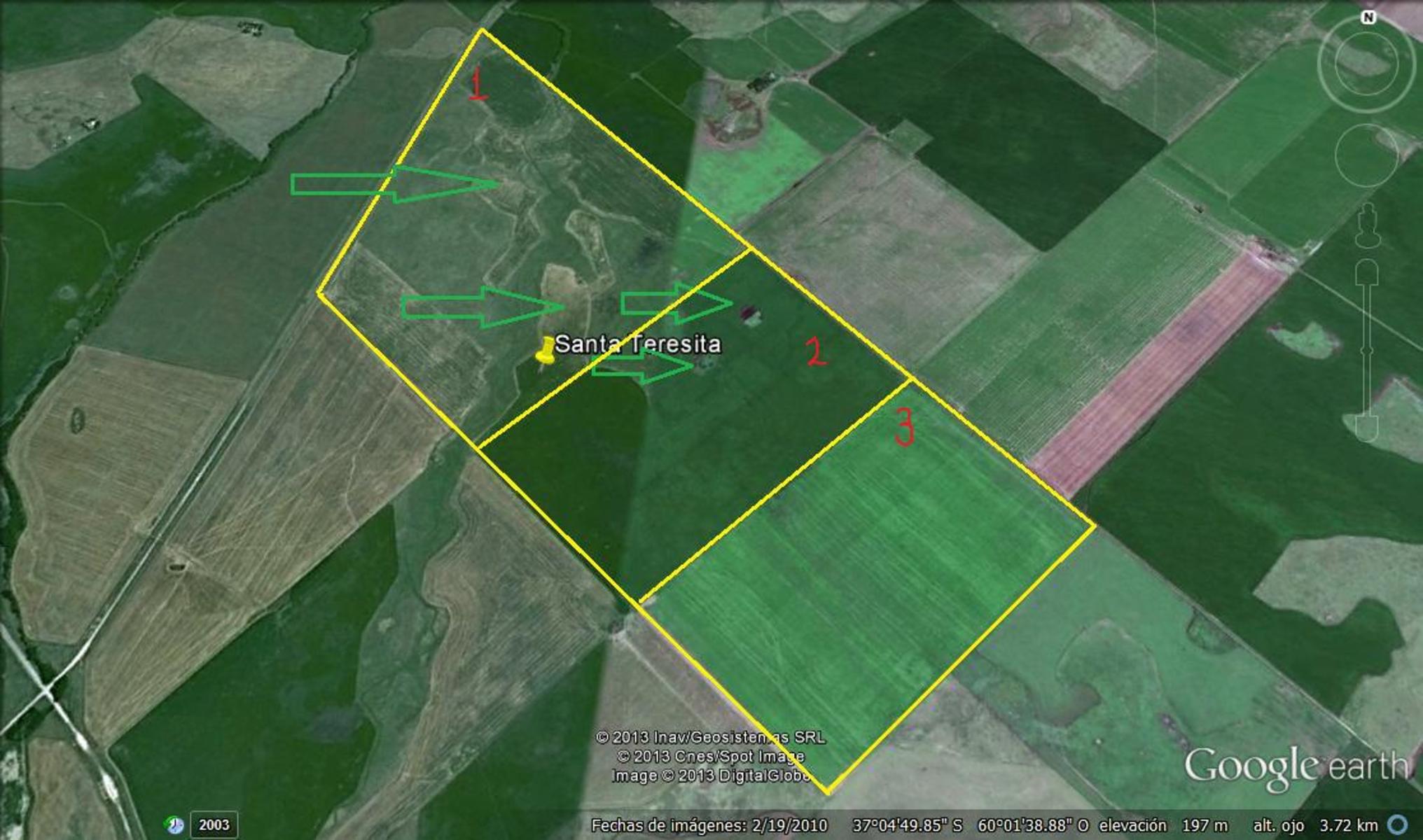 AZUL: CAMPO SANTA TERESITA, APTO SIEMBRA, 324 HECTAREAS. SE ESCUCHA PROPUESTA RAZONABLE - 1