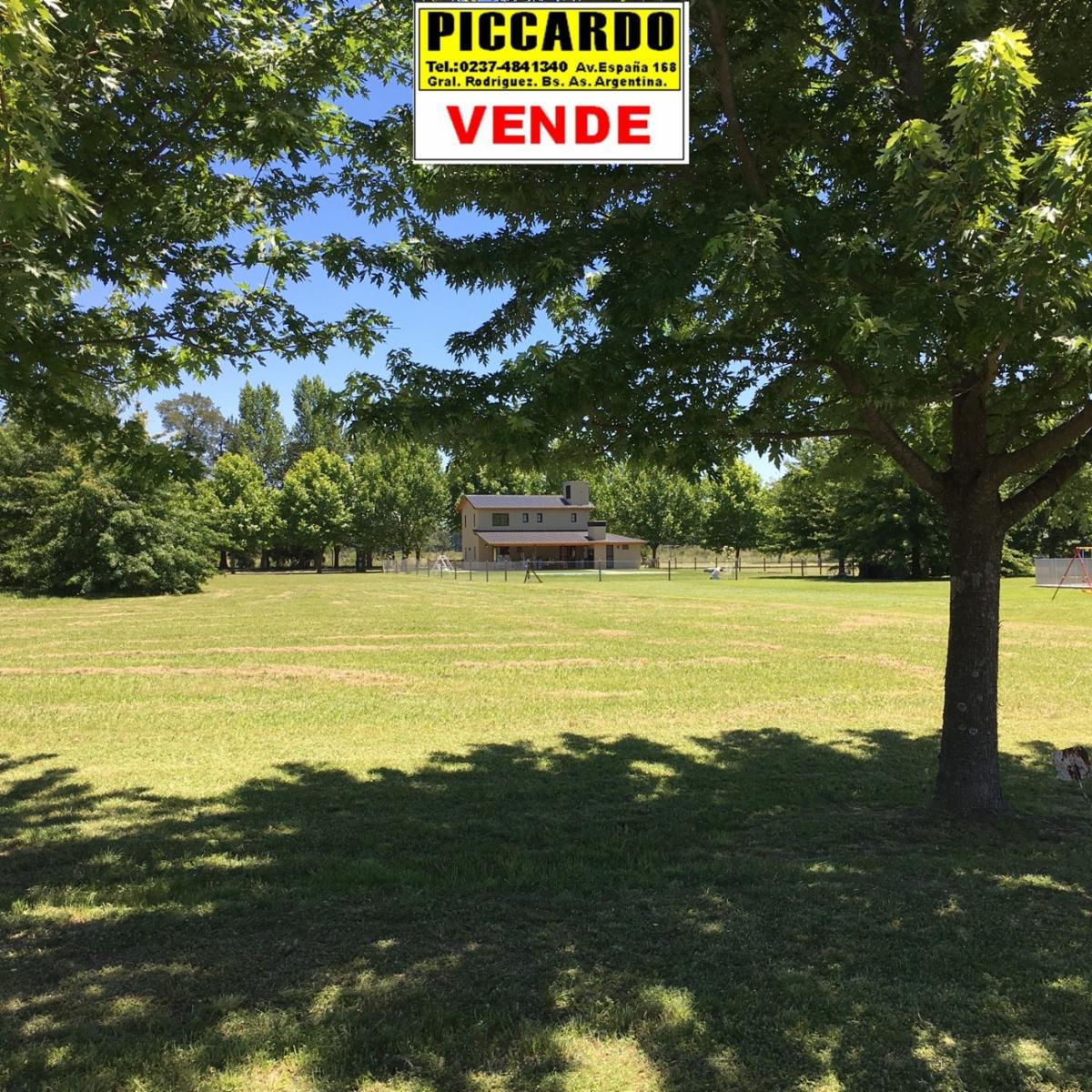 LOTE TERRENO EN VENTA “EL NACIONAL CLUB DE CAMPO” REF.1332 GRAL. RODRIGUEZ PICCARDO. — foto 2