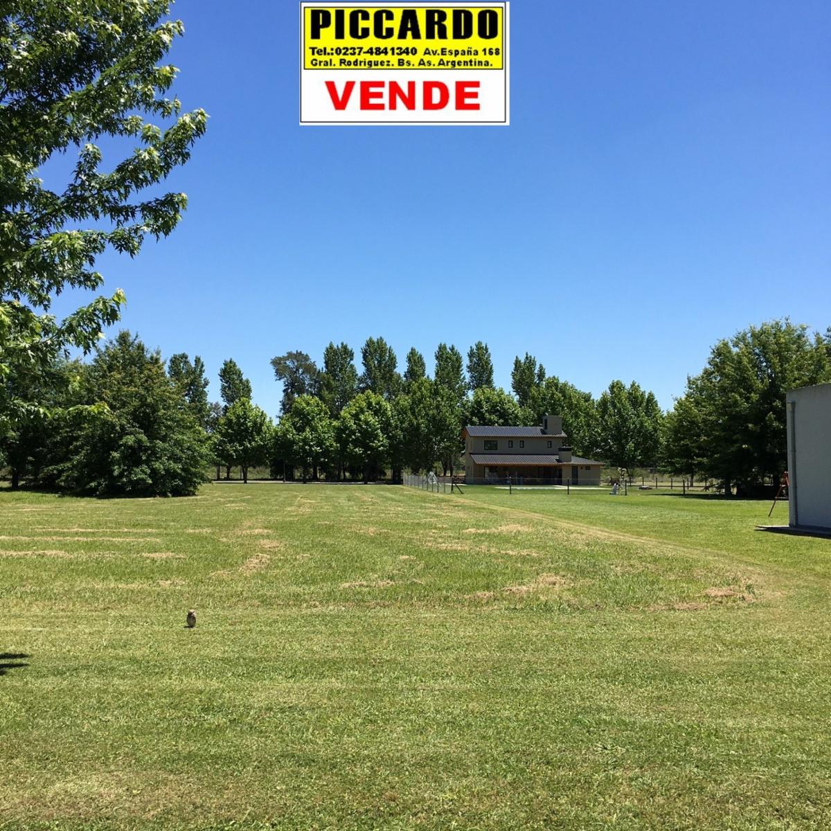 LOTE TERRENO EN VENTA “EL NACIONAL CLUB DE CAMPO” REF.1332 GRAL. RODRIGUEZ PICCARDO. — foto 3
