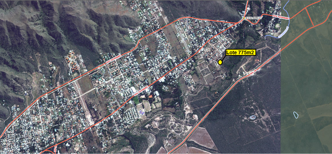 Excelente terreno 770m2 en Juana Koslay - San Luis - 1