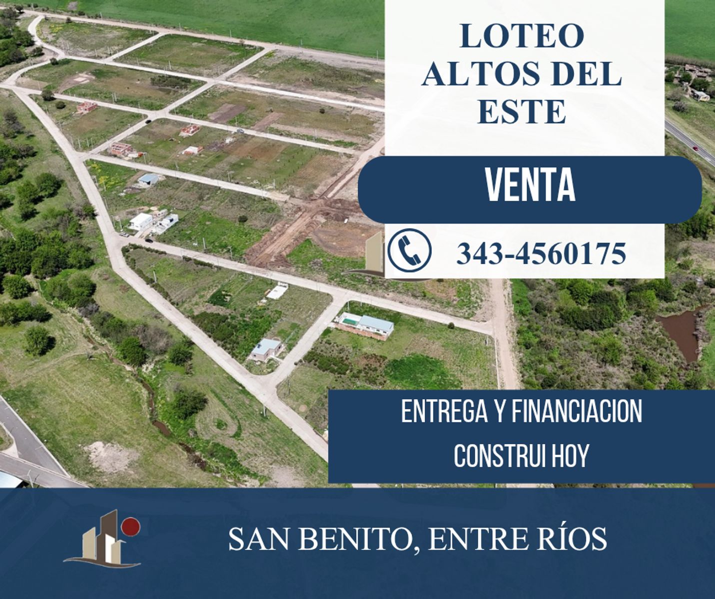 Lotes en San Benito, Altos del este, financiación. Construí hoy — foto 2