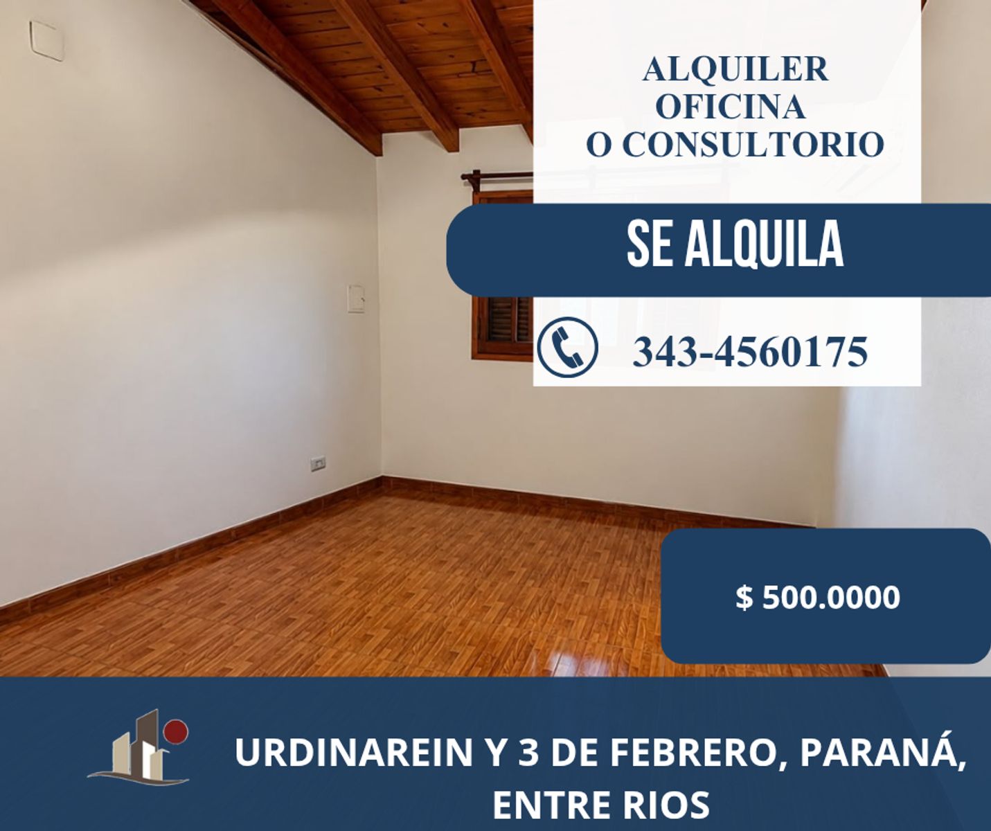 Se alquila para oficina o consultorio, zona Iglesia Santa Teresita - 1