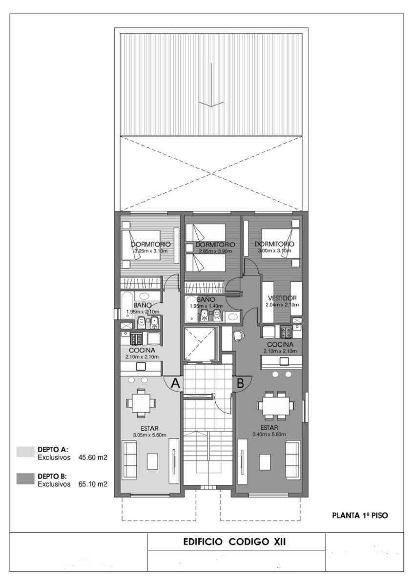 VENTA - ESTRENAR - SANTA FE 2500. - SEMIPISO 1 DORMITORIO - VENTILACIÓN CRUZADA - 48 m2. CALIDAD — foto 5