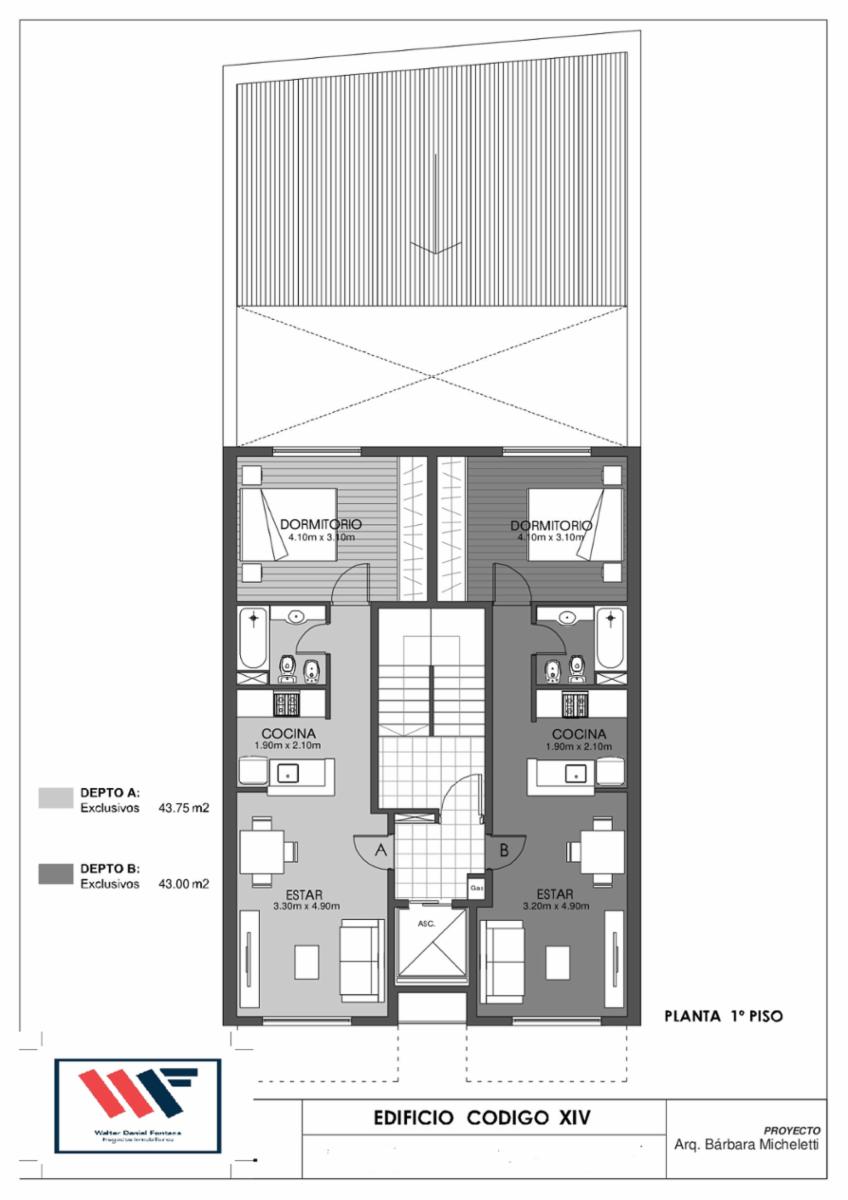 VENTA - ESTRENAR - SEMIPISO 1 DORMITORIO - VENTILACION CRUZADA