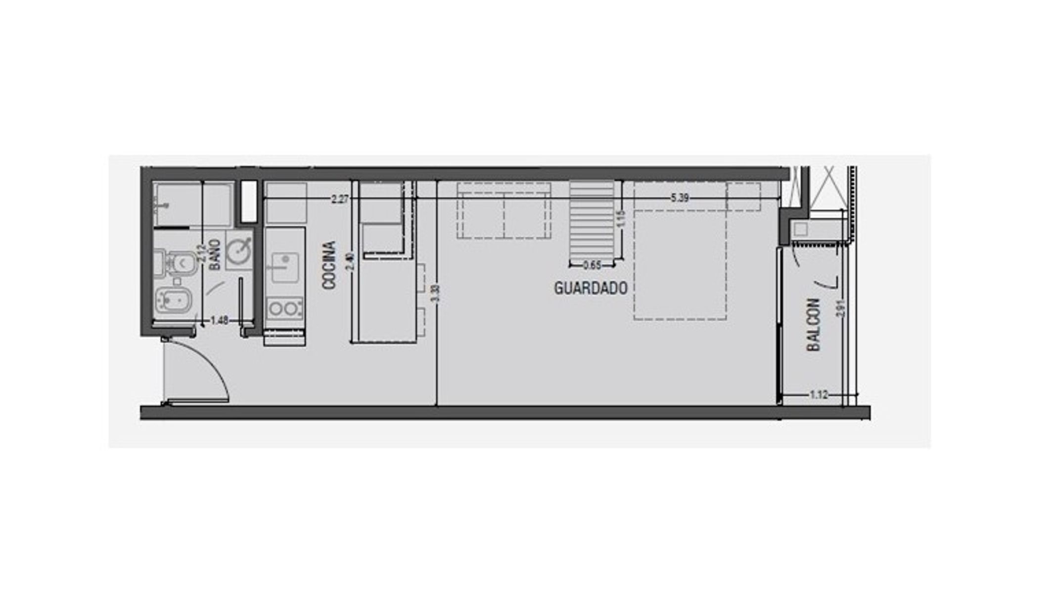 VENTA - GUEMES 2472 - LOFTS 40M2 - 2