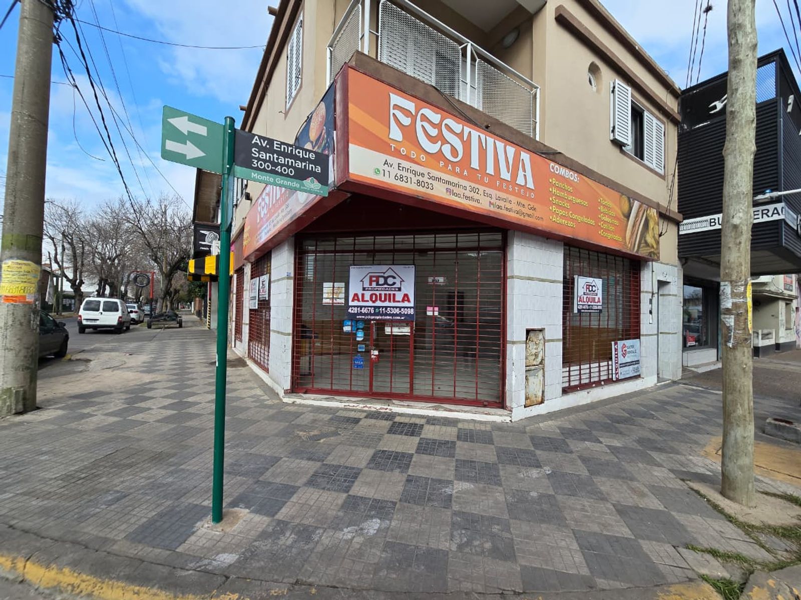 ALQUILER DE LOCAL EN ESQUINA SOBRE SANTAMARINA EN MONTE GRANDE - 42 M² - 1