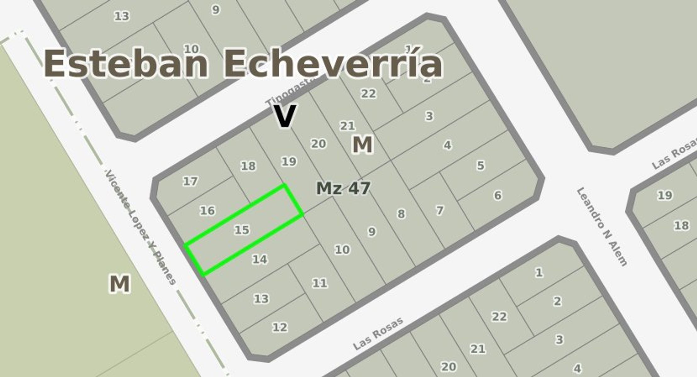 VENTA DE LOTE DE 335 M² EN MONTE GRANDE - CON ESCRITURA - 3