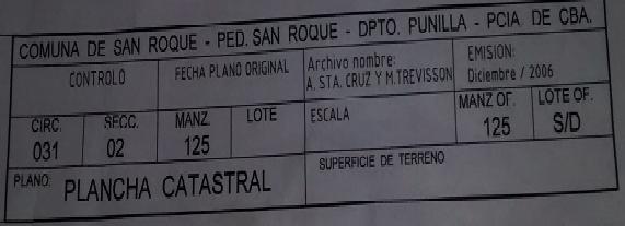 Lote en Comuna San Roque, ubiación privilegiada, OPORTUNIDAD. — foto 4
