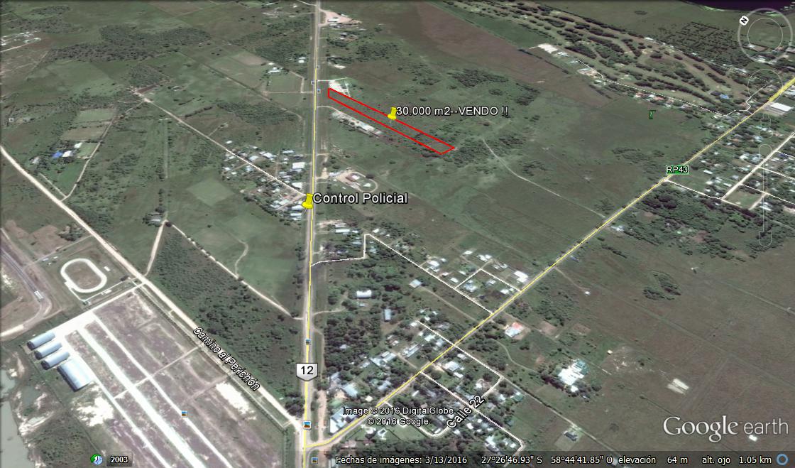 RC- Vende terreno sobre Ruta Nacional n| 12!! 30.000m2!! llegando a la ciudad !! - 4
