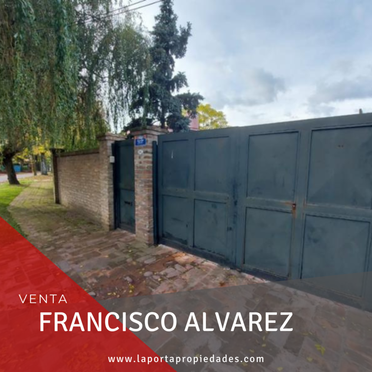 PROPIEDAD A LA VENTA EN FRANCISCO ALVAREZ
