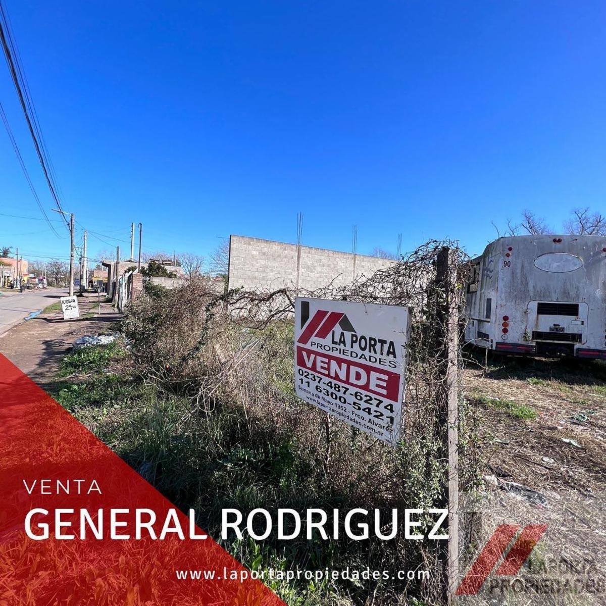 LOTES A LA VENTA EN GENERAL RODRIGUEZ